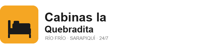 Cabinas la Quebradita